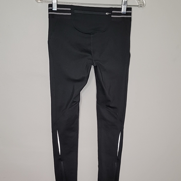 The North Face Size Small Reflective Black Leggings zipper ankles - Picture 4 of 9